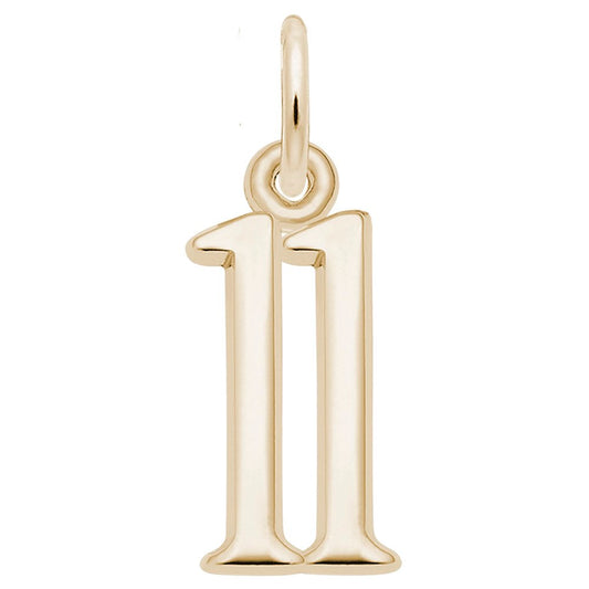 Personalized 'That's My Number' Charm - Customizable 11 Design 1762-011