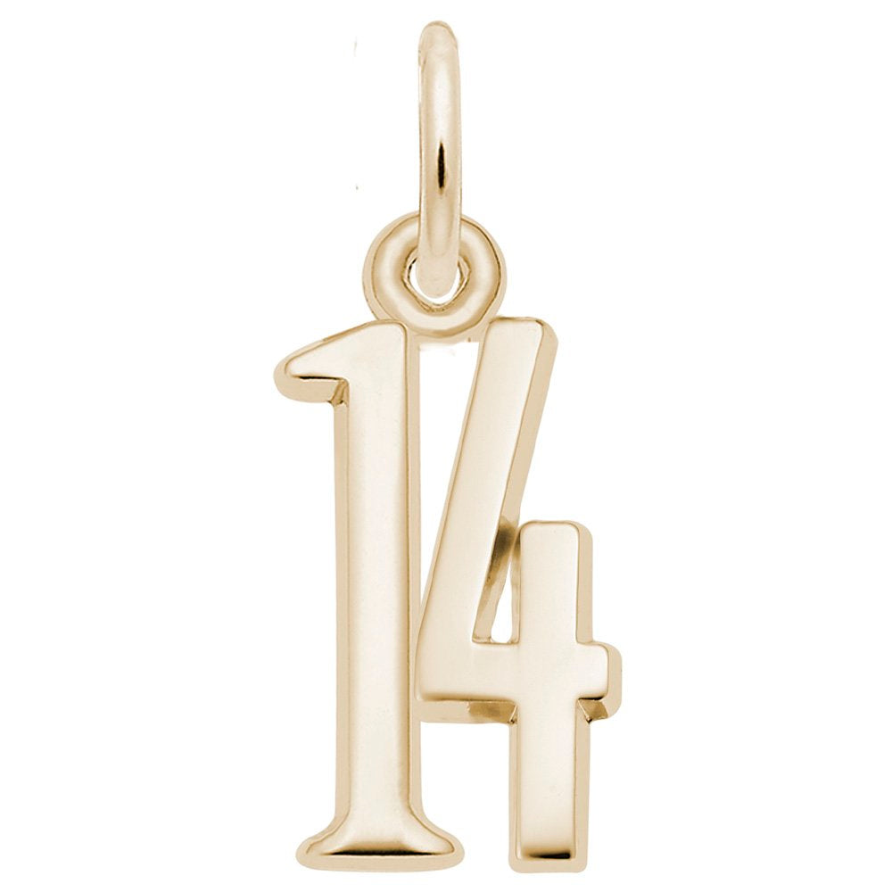 Personalized 'That's My Number' Charm - Customizable 14 Design 1762-014