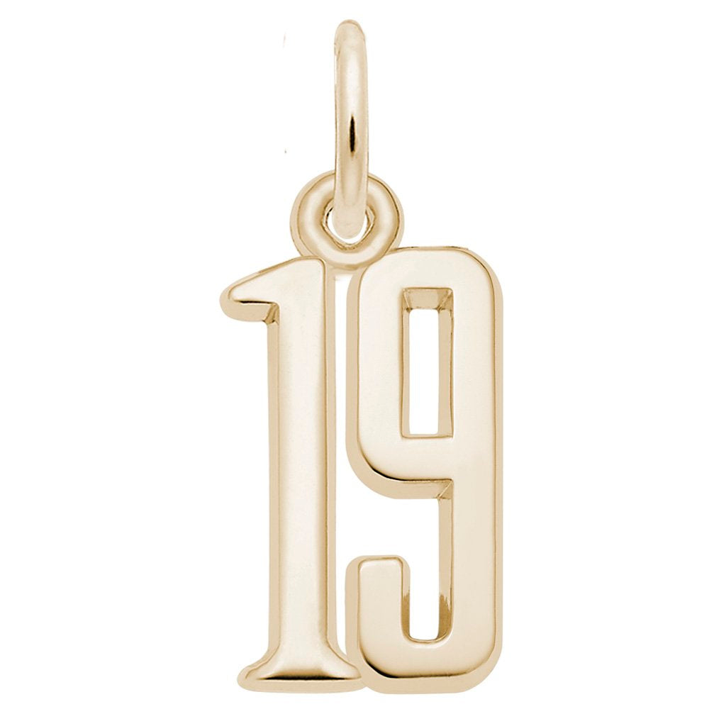 Personalized 'That's My Number' Charm - Customizable 19 Design 1762-019