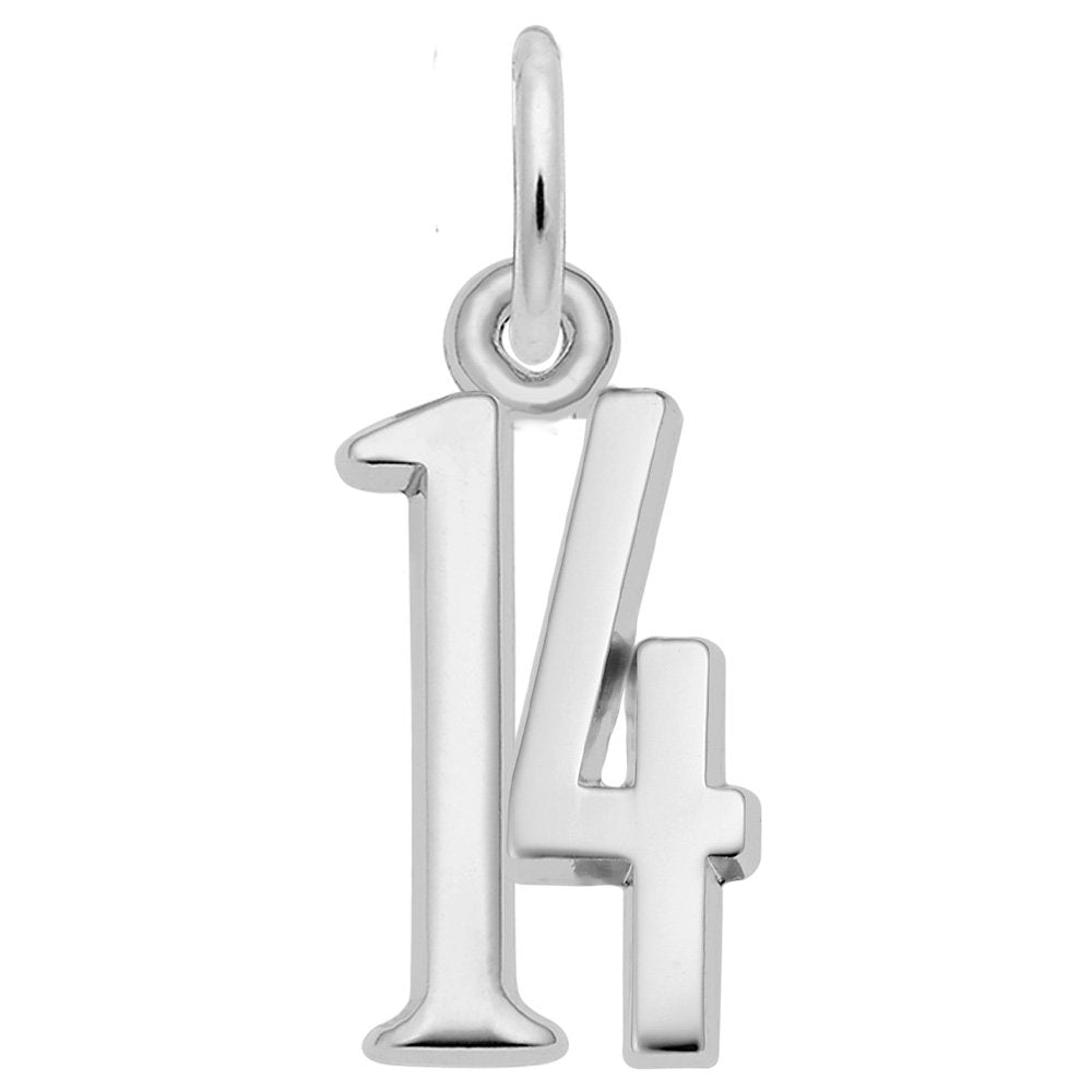 Personalized 'That's My Number' Charm - Customizable 14 Design 1762-014