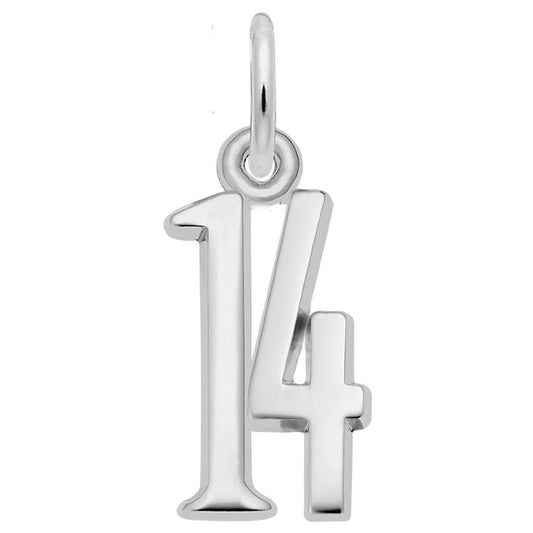 Personalized 'That's My Number' Charm - Customizable 14 Design 1762-014