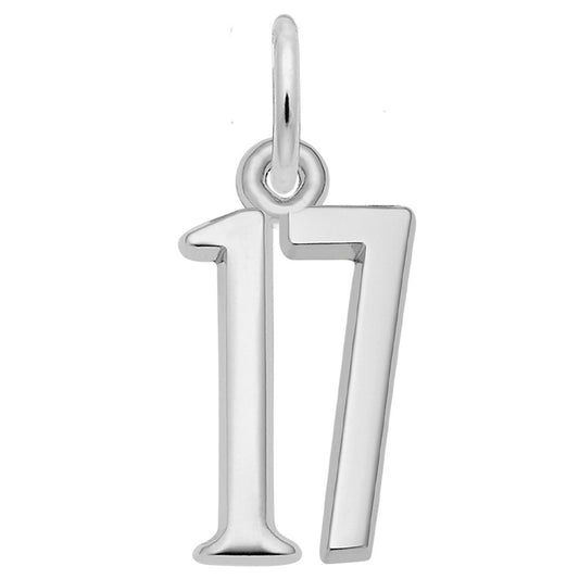 Personalized 'That's My Number' Charm - Customizable 17 Design 1762-017