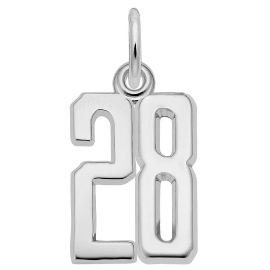 Personalized 'That's My Number' Charm - Customizable 28 Design 1762-028