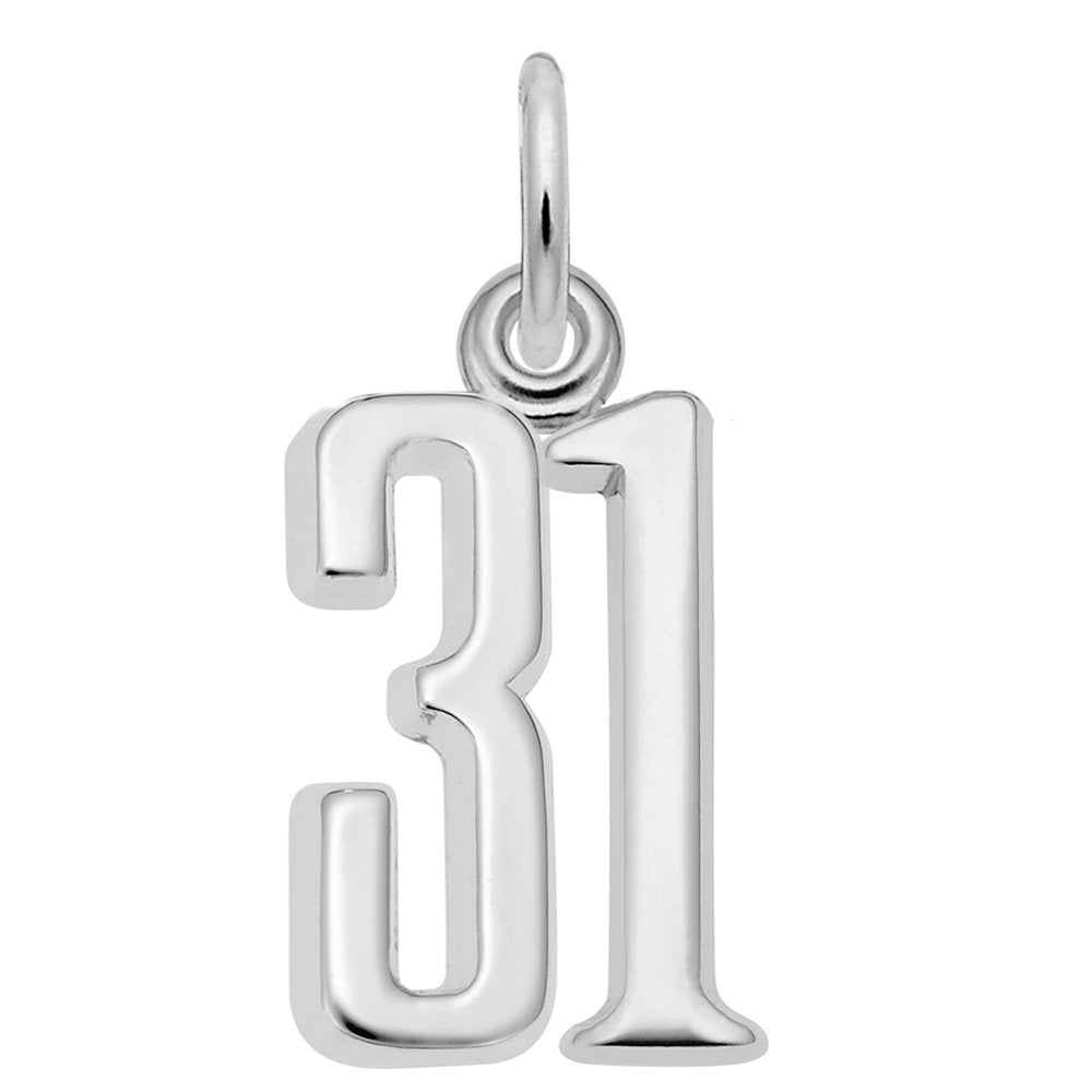 Personalized 'That's My Number' Charm - Customizable 31 Design 1762-031
