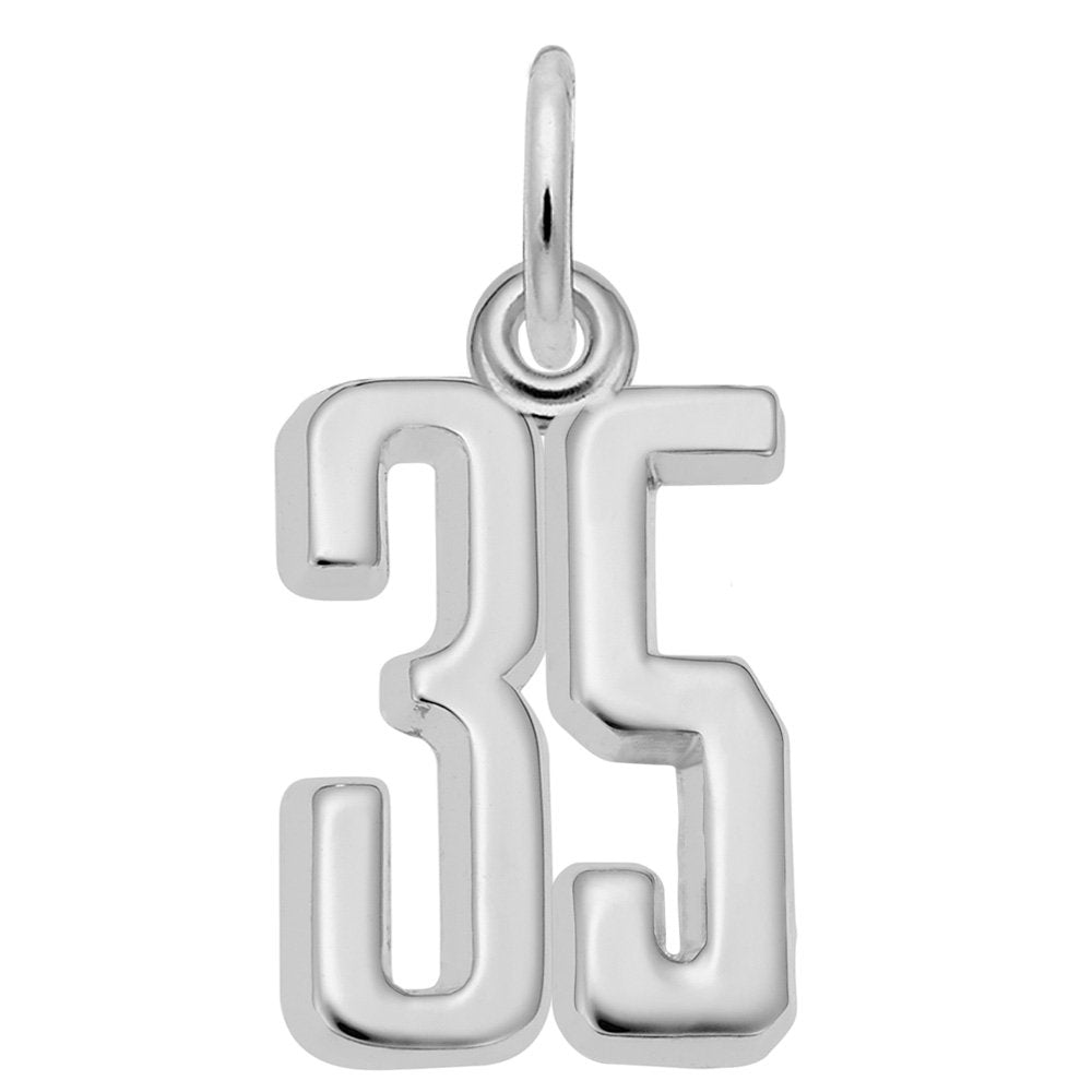 Personalized 'That's My Number' Charm - Customizable 35 Design 1762-035