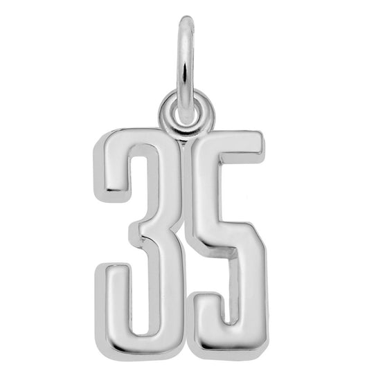 Personalized 'That's My Number' Charm - Customizable 35 Design 1762-035