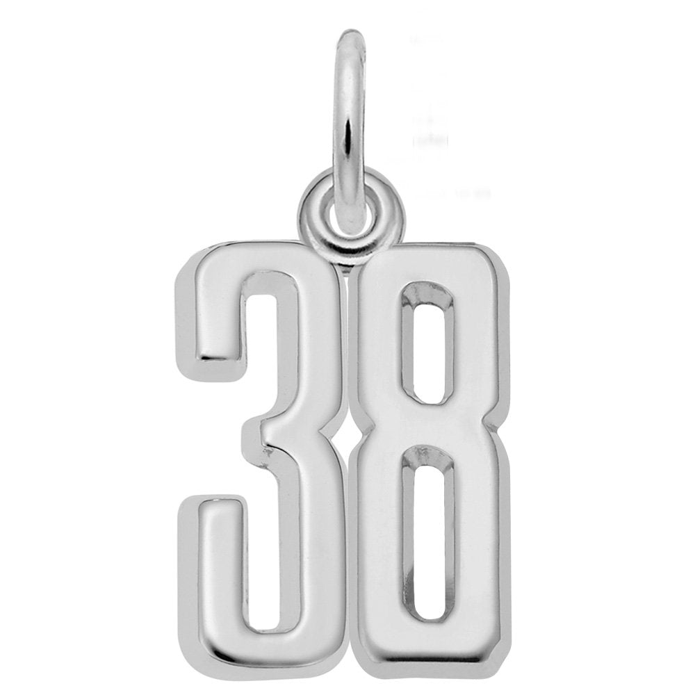 Personalized That's My Number 38 Charm - Customizable Jewelry 1762-038