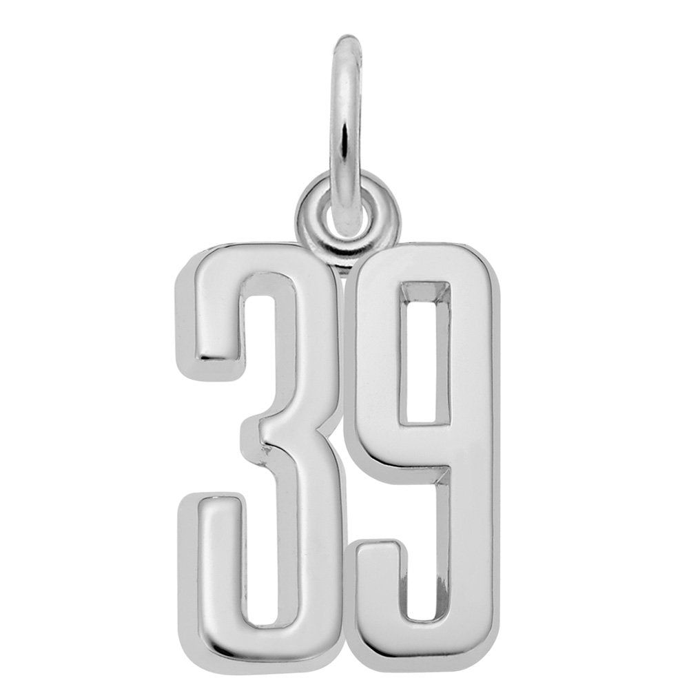 Personalized 'That's My Number' Charm - Customizable Number Charm 1762-039