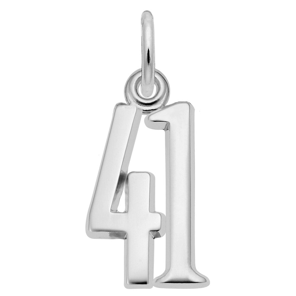 Personalized That's My Number 41 Charm - Customizable Jewelry 1762-041