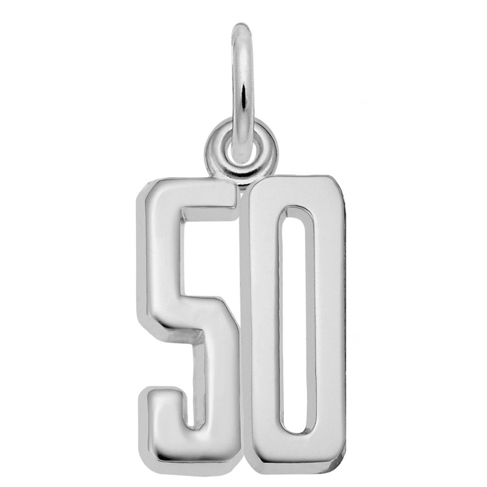 Personalized That's My Number 50 Charm - Customizable Jewelry 1762-050