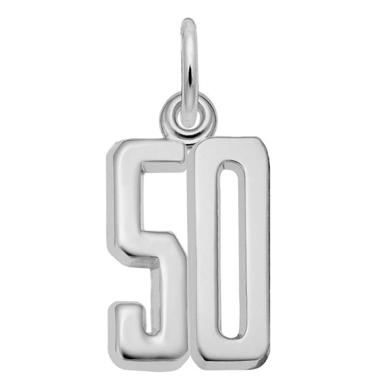 Personalized That's My Number 50 Charm - Customizable Jewelry 1762-050