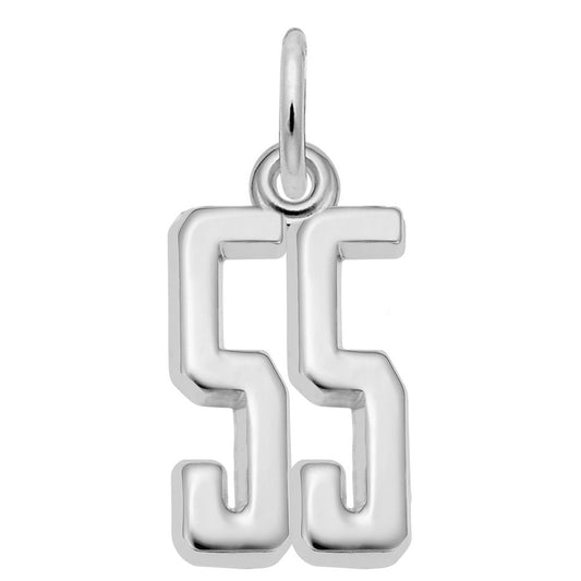 Personalized That's My Number 55 Charm - Customizable Jewelry 1762-055