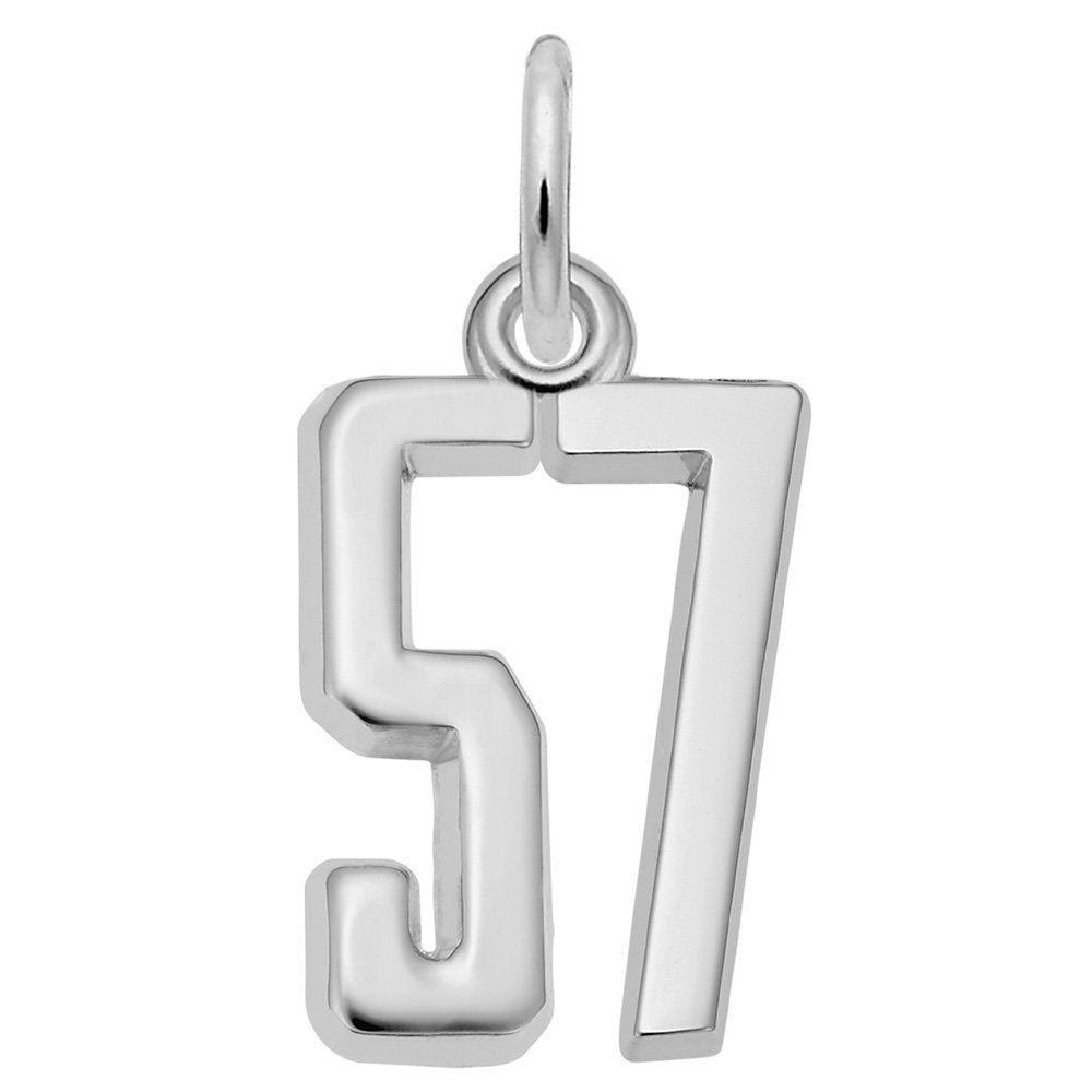 Personalized 'That's My Number' Charm - Customizable 57 Design 1762-057