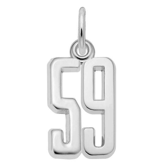 Personalized 'That's My Number' Charm - Customizable Jewelry Gift 1762-059