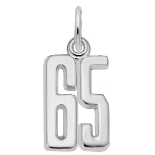 Personalized 'That's My Number' Charm - Customizable Number 65 1762-065