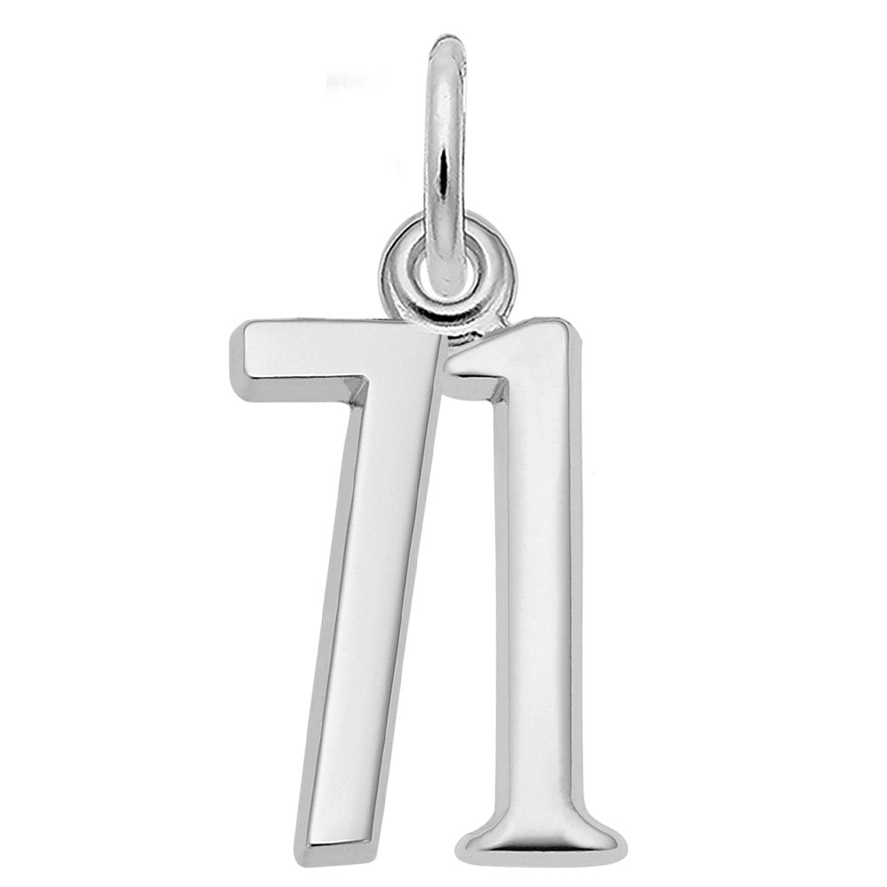 Personalized 'That's My Number' Charm - Custom 71 Design 1762-071