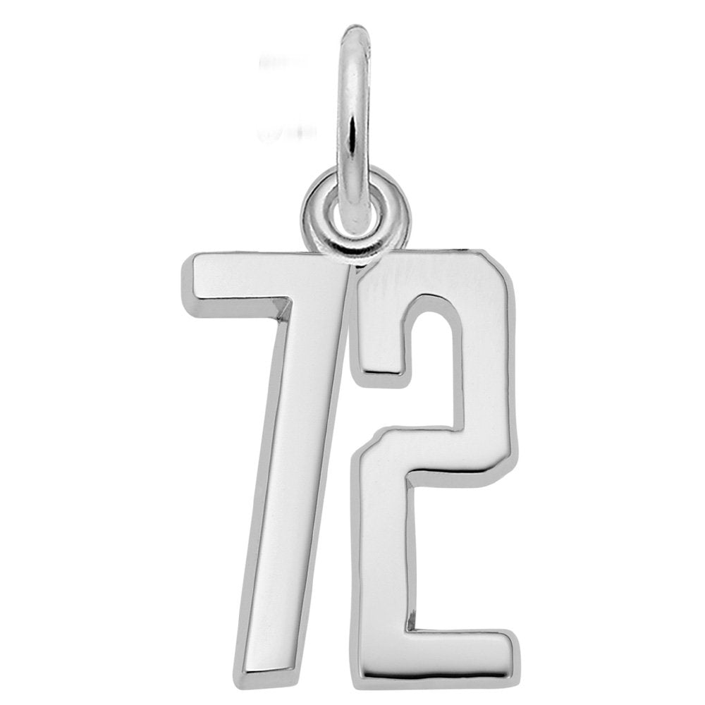 Personalized That's My Number 72 Charm - Customizable Jewelry 1762-072