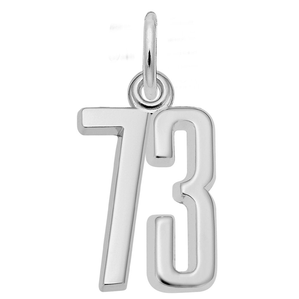 Personalized 'That's My Number' Charm - Customizable 73 Design 1762-073