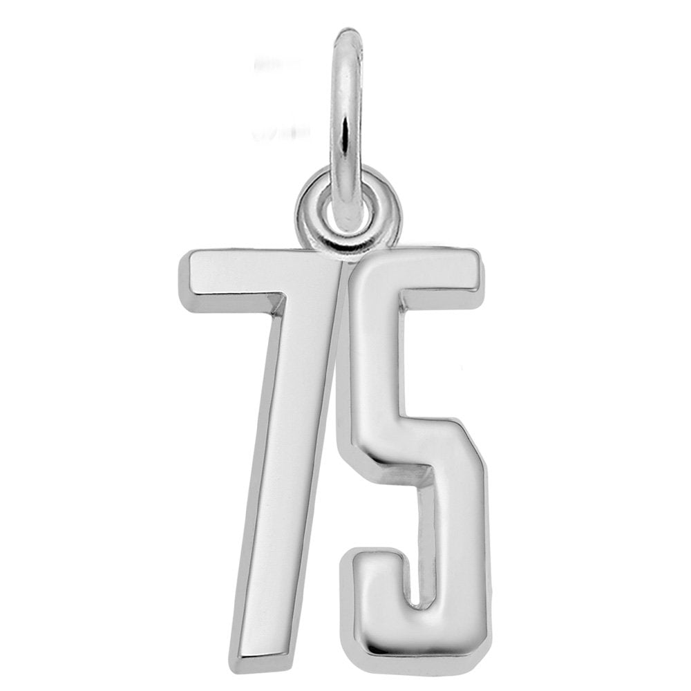 Personalized That's My Number 75 Charm for Unique Jewelry Style 1762-075