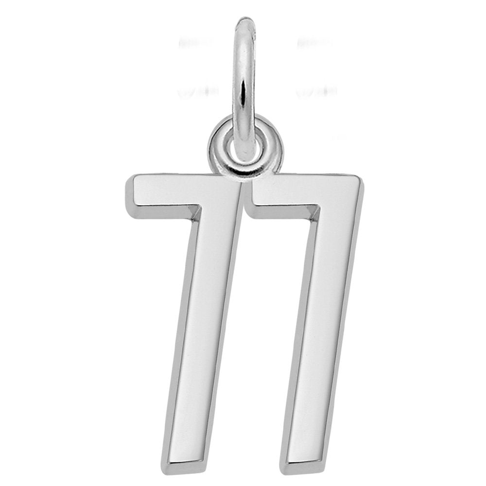 Personalized Charm 'That's My Number 77' - Unique Custom Jewelry 1762-077