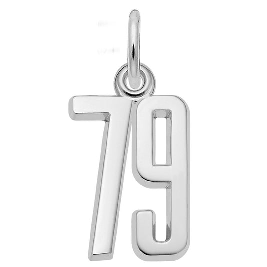 Personalized 'That's My Number' Charm - Customizable 79 Design 1762-079
