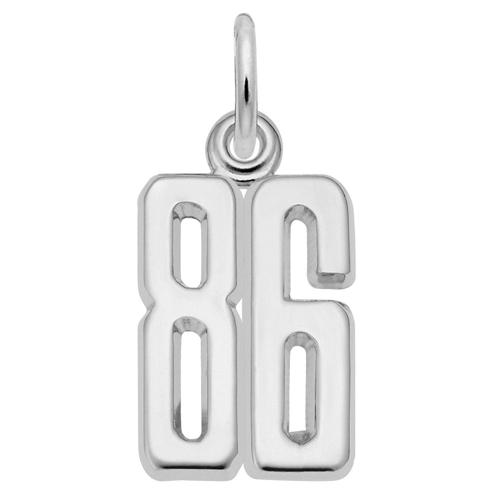 Personalized That's My Number 86 Charm - Customizable Jewelry 1762-086