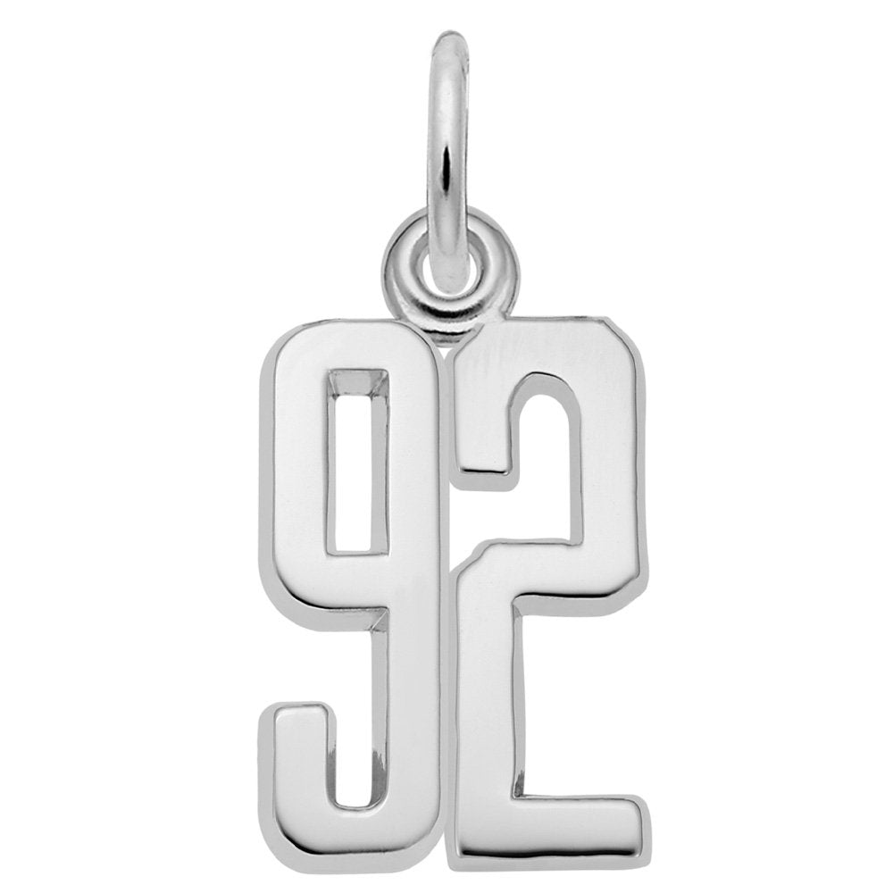 Personalized That's My Number 92 Charm - Customizable Jewelry 1762-092