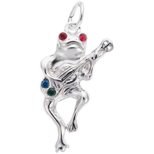 Charming Musical Frog Pendant - Unique Arts & Music Jewelry 1789