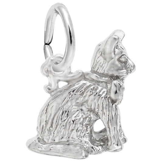 Sitting Cat Charm - Adorable Pet Jewelry for Cat Lovers 1809