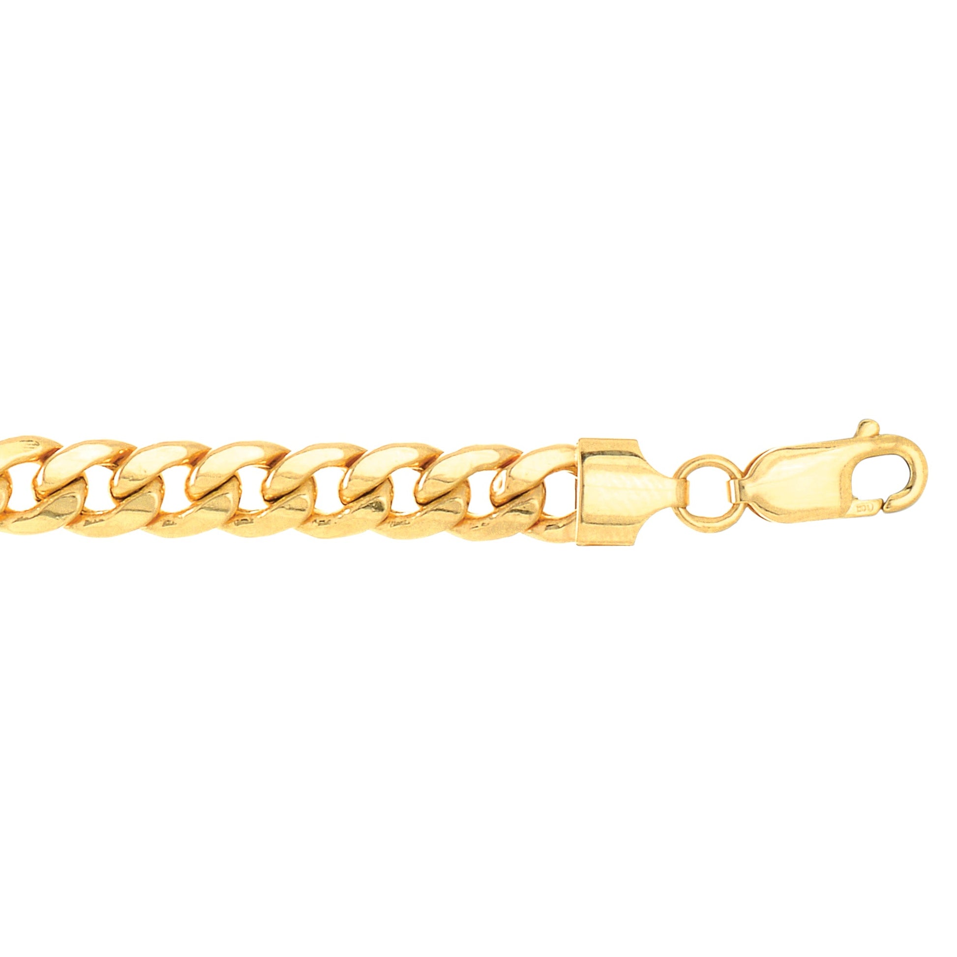 Royal Chain 10K Gold 7mm Semi-Solid Miami Cuban 180HMC