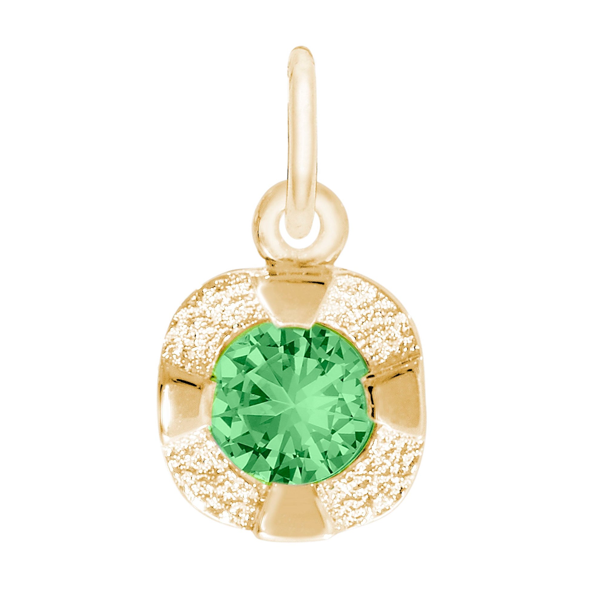 Petite May Birthstone Charm - Elegant Jewelry for Personalization 1825-005