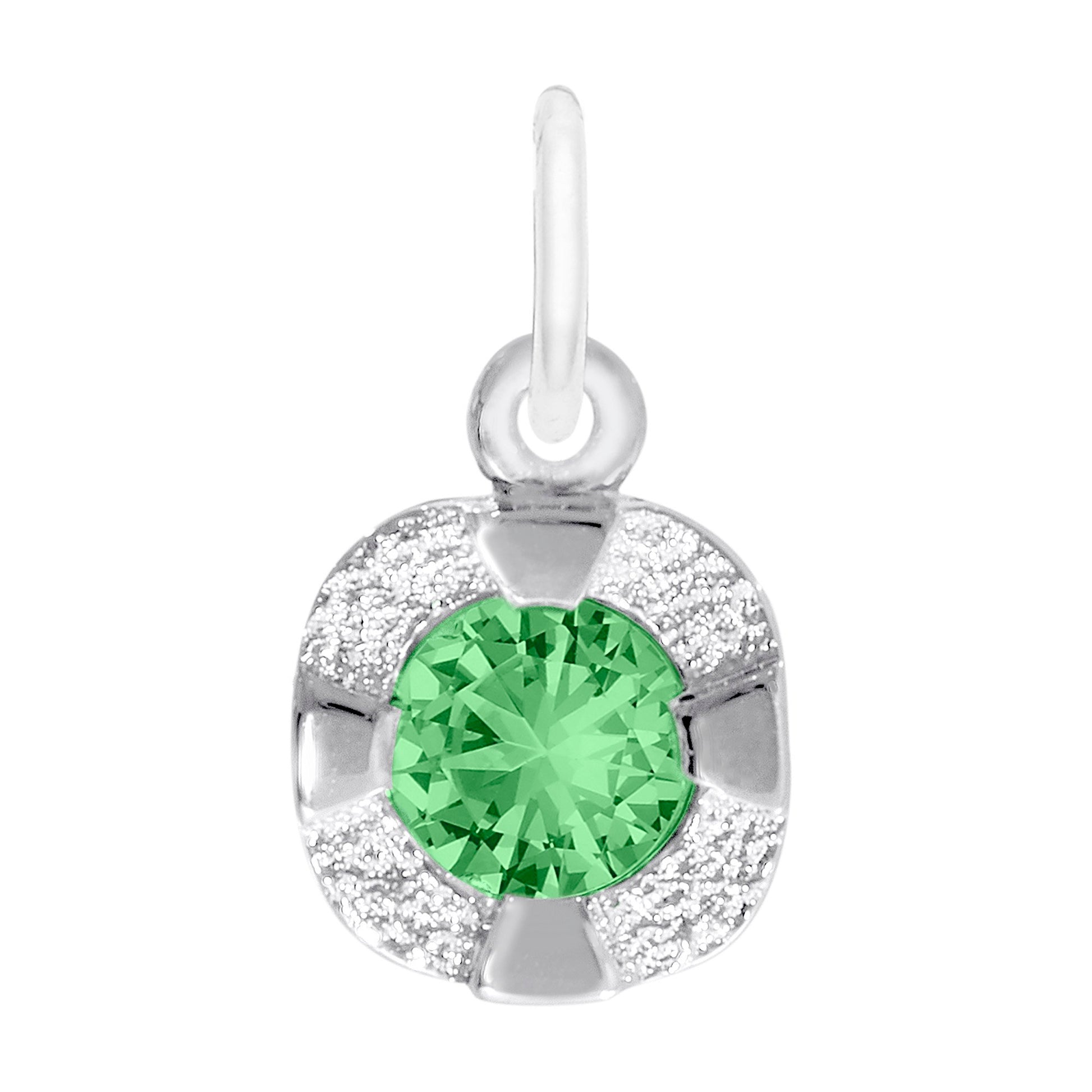 Petite May Birthstone Charm - Elegant Jewelry for Personalization 1825-005
