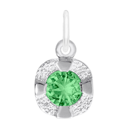 Petite May Birthstone Charm - Elegant Jewelry for Personalization 1825-005