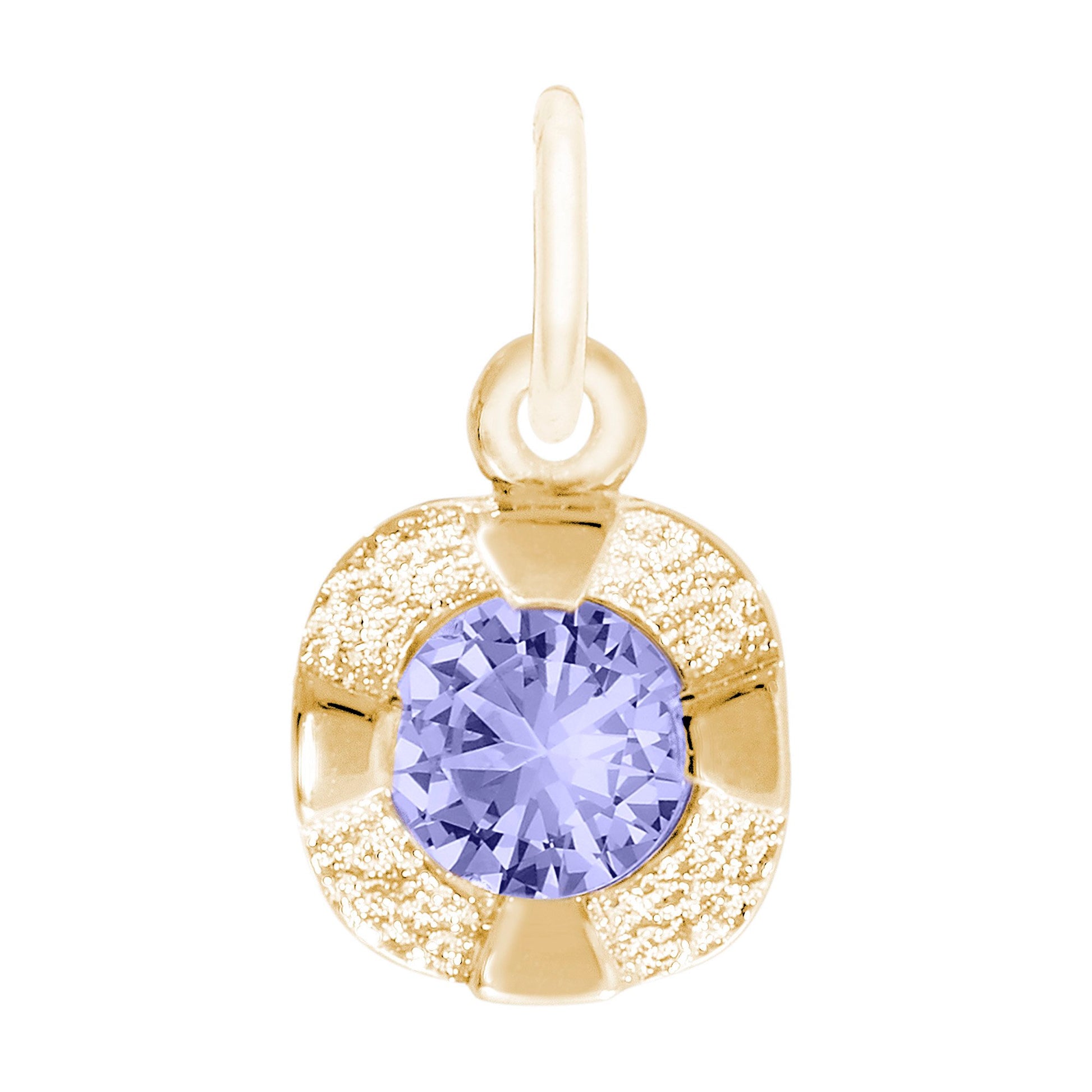 Petite June Birthstone Charm - Elegant June Birthstone Jewelry 1825-006