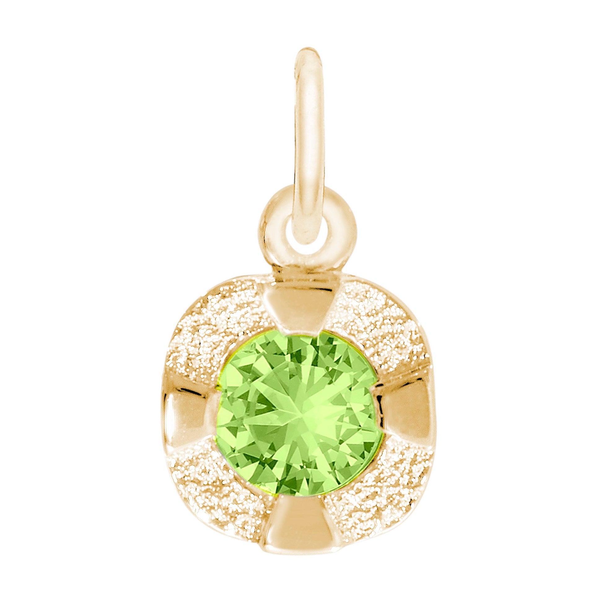 Petite August Birthstone Charm - Elegant Jewelry for Every Occasion 1825-008