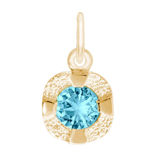 Petite December Birthstone Charm - Elegant Holiday Gift Idea 1825-012