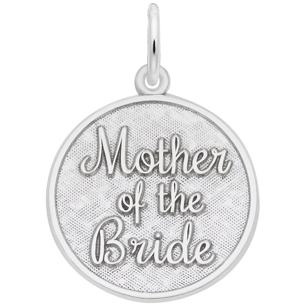 Personalized Mother of the Bride Charm - Engravable Keepsake Gift 1841