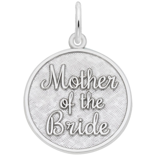 Personalized Mother of the Bride Charm - Engravable Keepsake Gift 1841