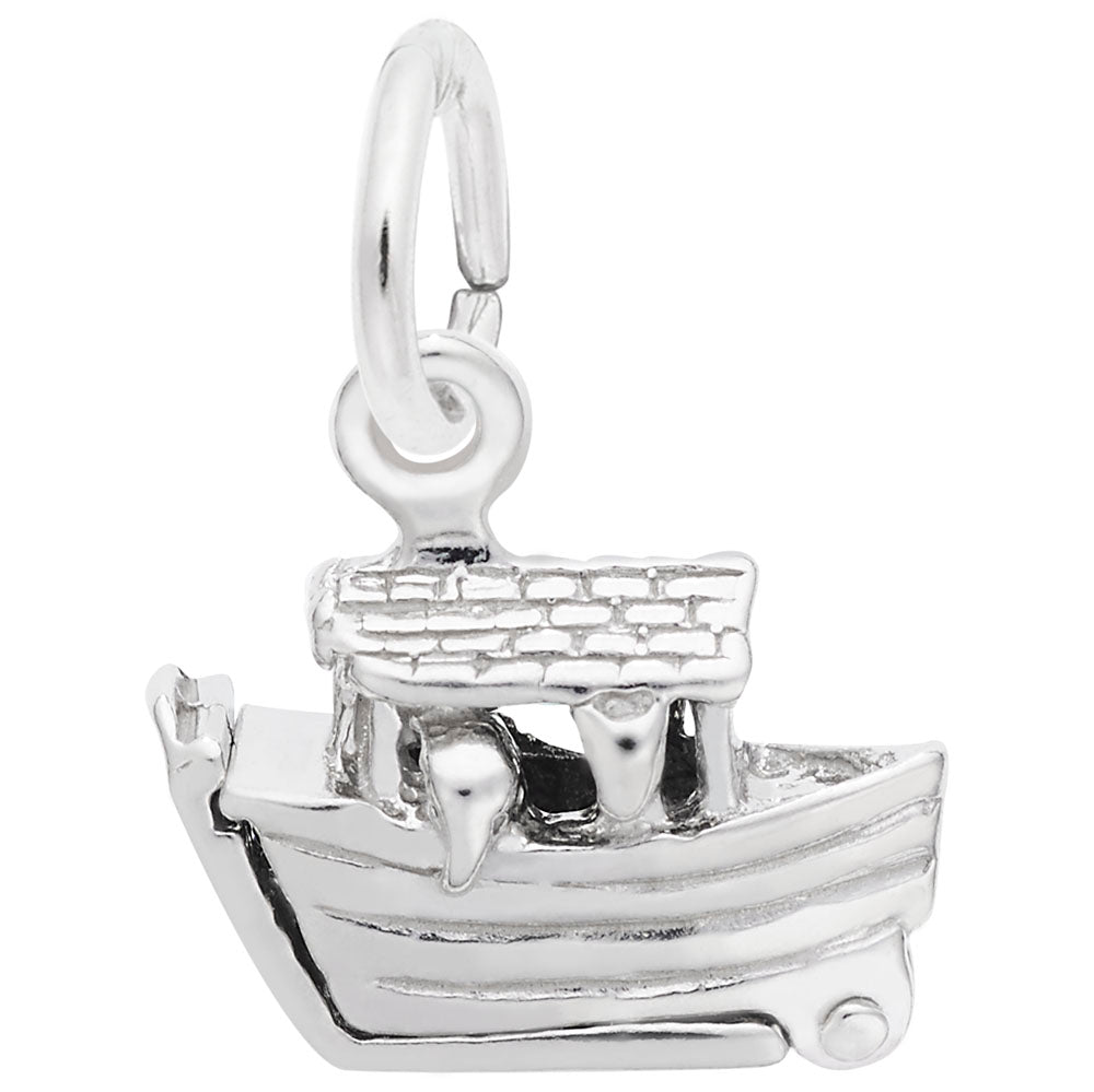 Faith-Inspired Noah's Ark Charm for Meaningful Jewelry Collection 1863