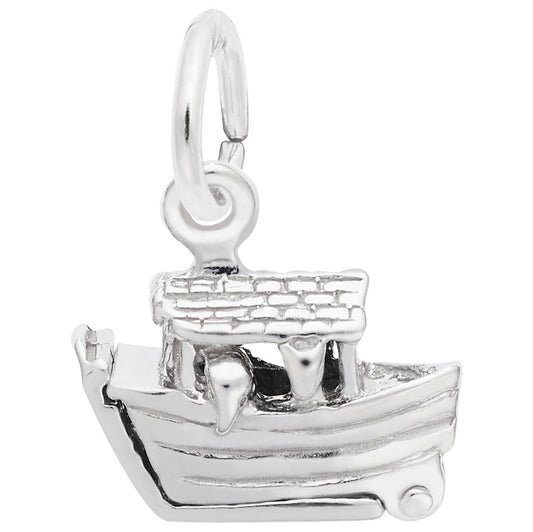 Faith-Inspired Noah's Ark Charm for Meaningful Jewelry Collection 1863