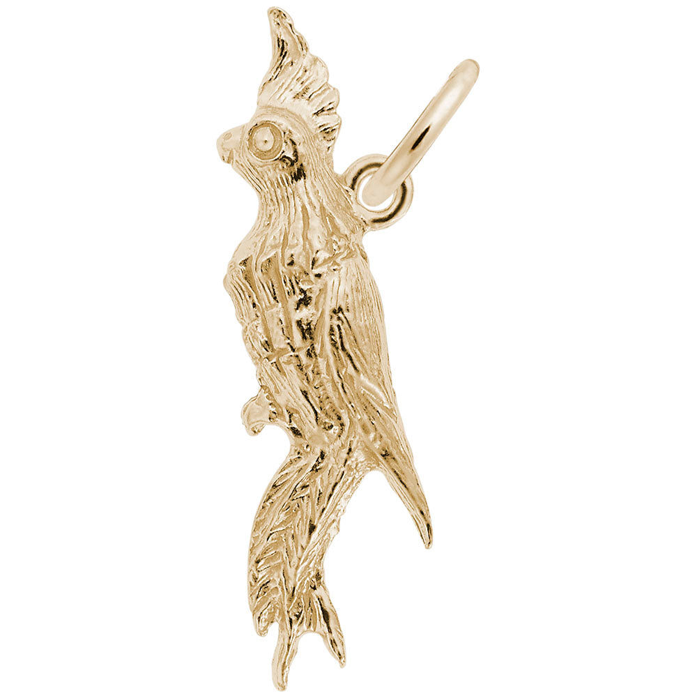 Charming Cockatoo Pendant - Unique Bird Jewelry for Animal Lovers 1873