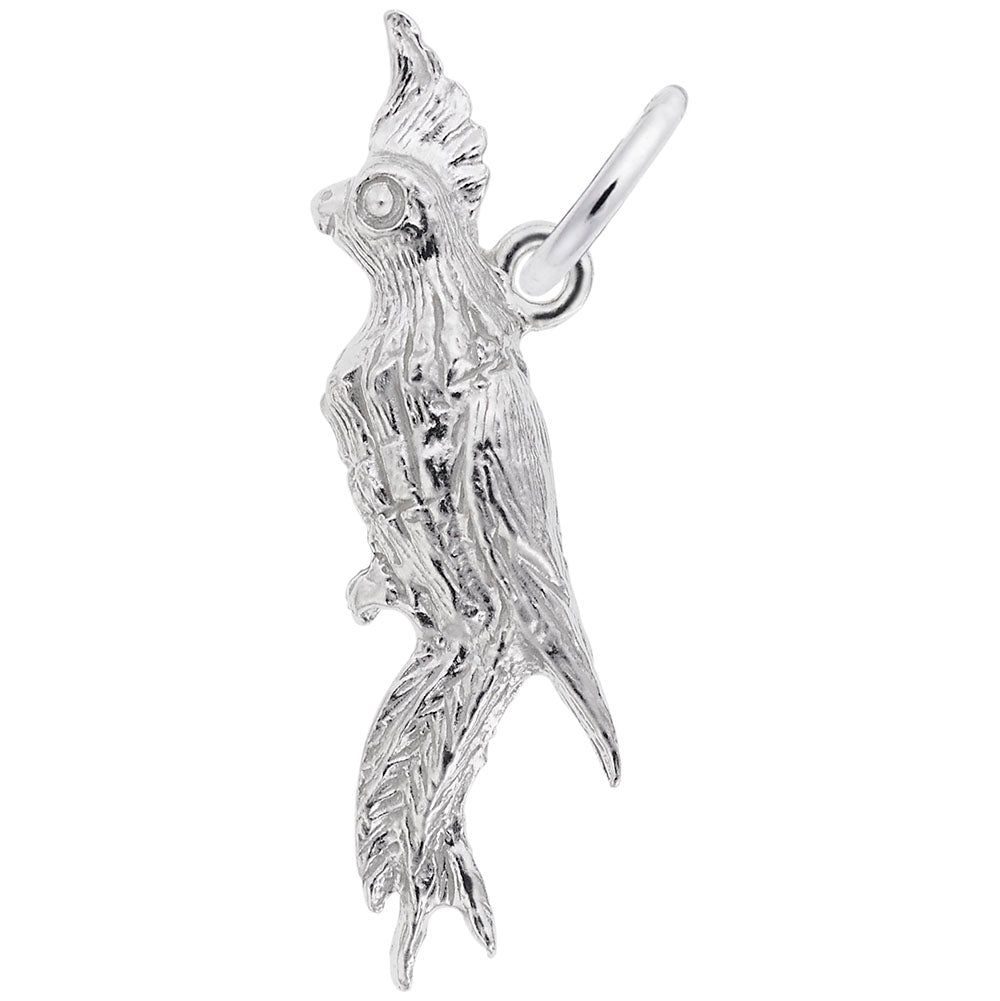 Charming Cockatoo Pendant - Unique Bird Jewelry for Animal Lovers 1873