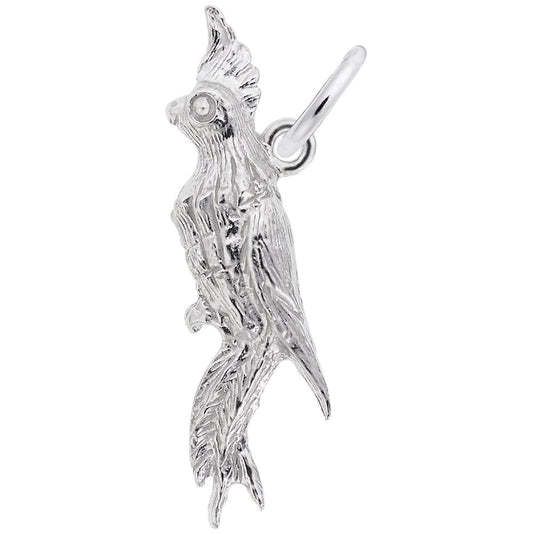 Charming Cockatoo Pendant - Unique Bird Jewelry for Animal Lovers 1873