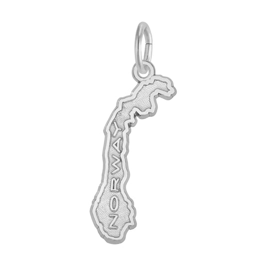 Norway Map Charm