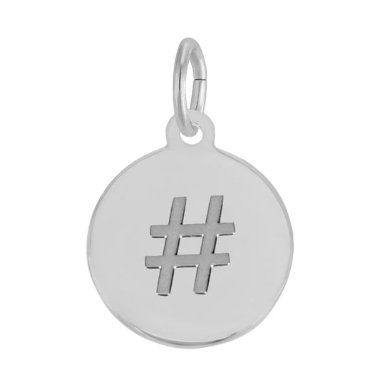 Initial Disc Charm-Hashtag
