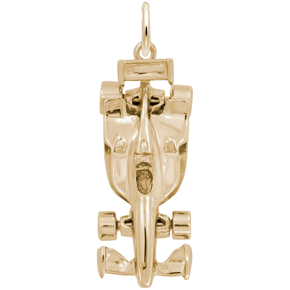 Modern Open Wheel Race Car Charm for Indiana Travel Lovers 1900