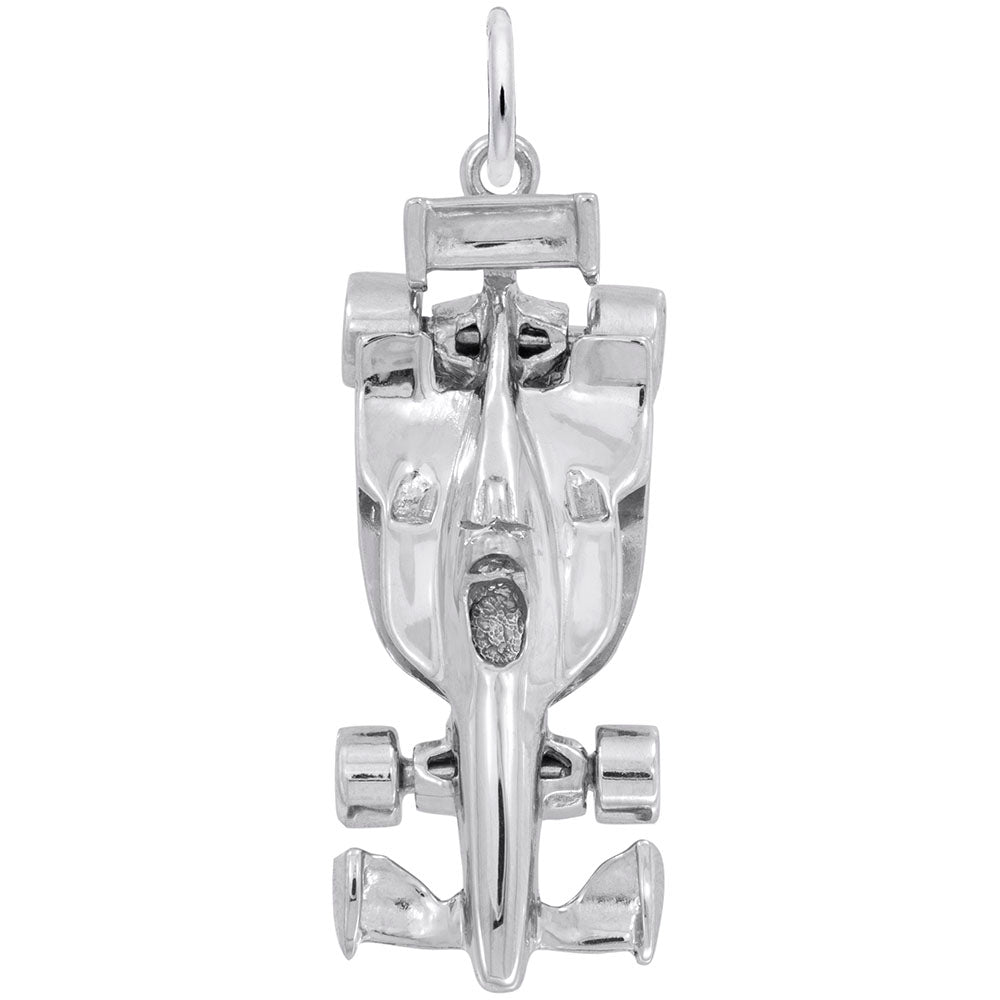 Modern Open Wheel Race Car Charm for Indiana Travel Lovers 1900