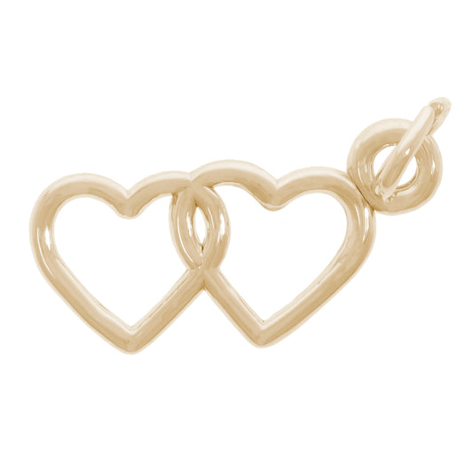 Two Hearts Entwined Charm - Perfect Symbol of Love & Marriage 1913