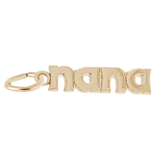 Personalized Nana Charm - Heartfelt Gift for Grandparents 1916