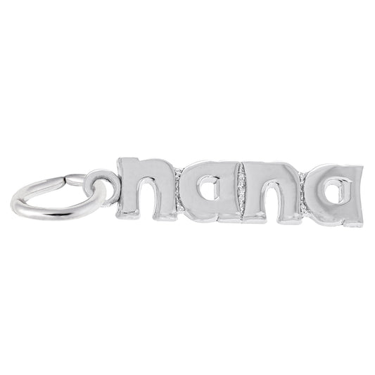 Personalized Nana Charm - Heartfelt Gift for Grandparents 1916